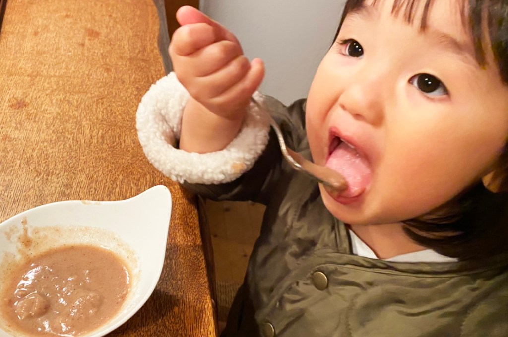 お粥にして食べる